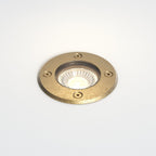 1312008 Gramos Round Outdoor Ground Light Solid Brass