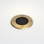 1312008 Gramos Round Outdoor Ground Light Solid Brass (S)