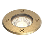 1312008 Gramos Round Outdoor Ground Light Solid Brass (S)