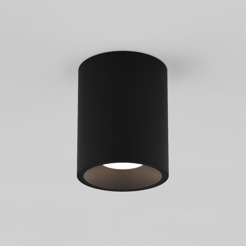 1326062 Kos Round 100 LED Outdoor Downlight/Recessed Spot Light Textured Black