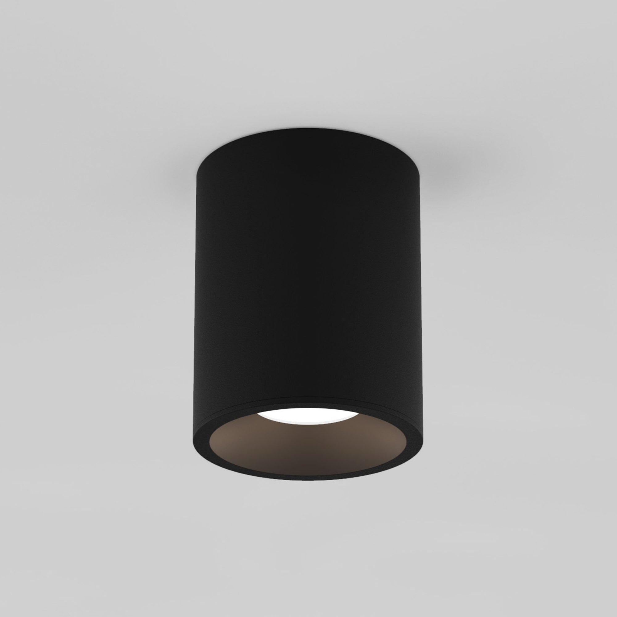 1326062 Kos Round 100 LED Outdoor Downlight/Recessed Spot Light Textured Black