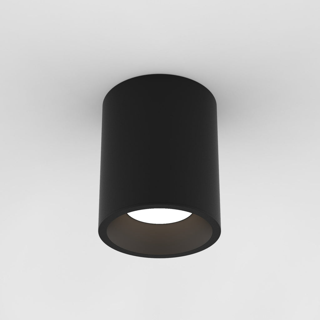 1326068 Kos Round 140 LED Outdoor Downlight/Recessed Spot Light Textured Black