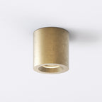 1326075 Kos Round Outdoor Downlight/Recessed Spot Light Solid Brass