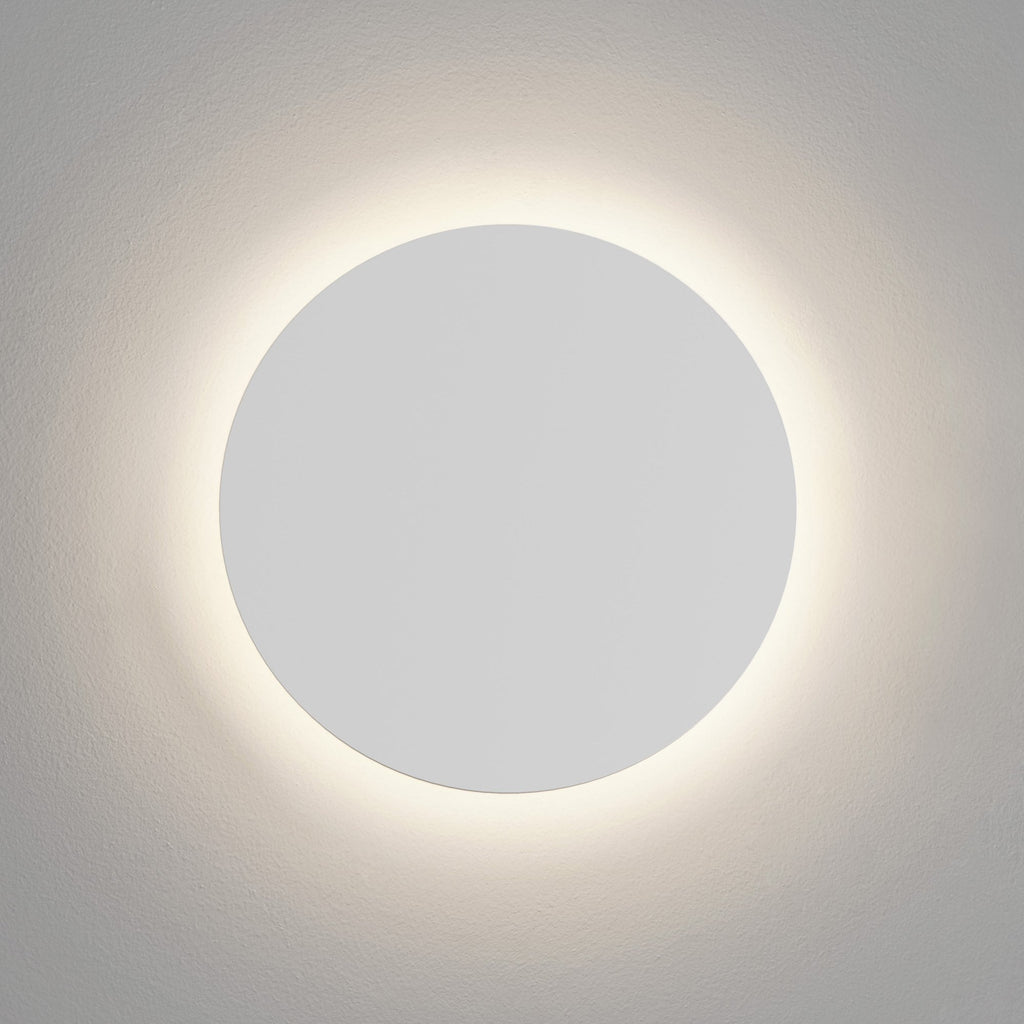 1333025 Eclipse Round 350 LED 2700K Wall Light Plaster