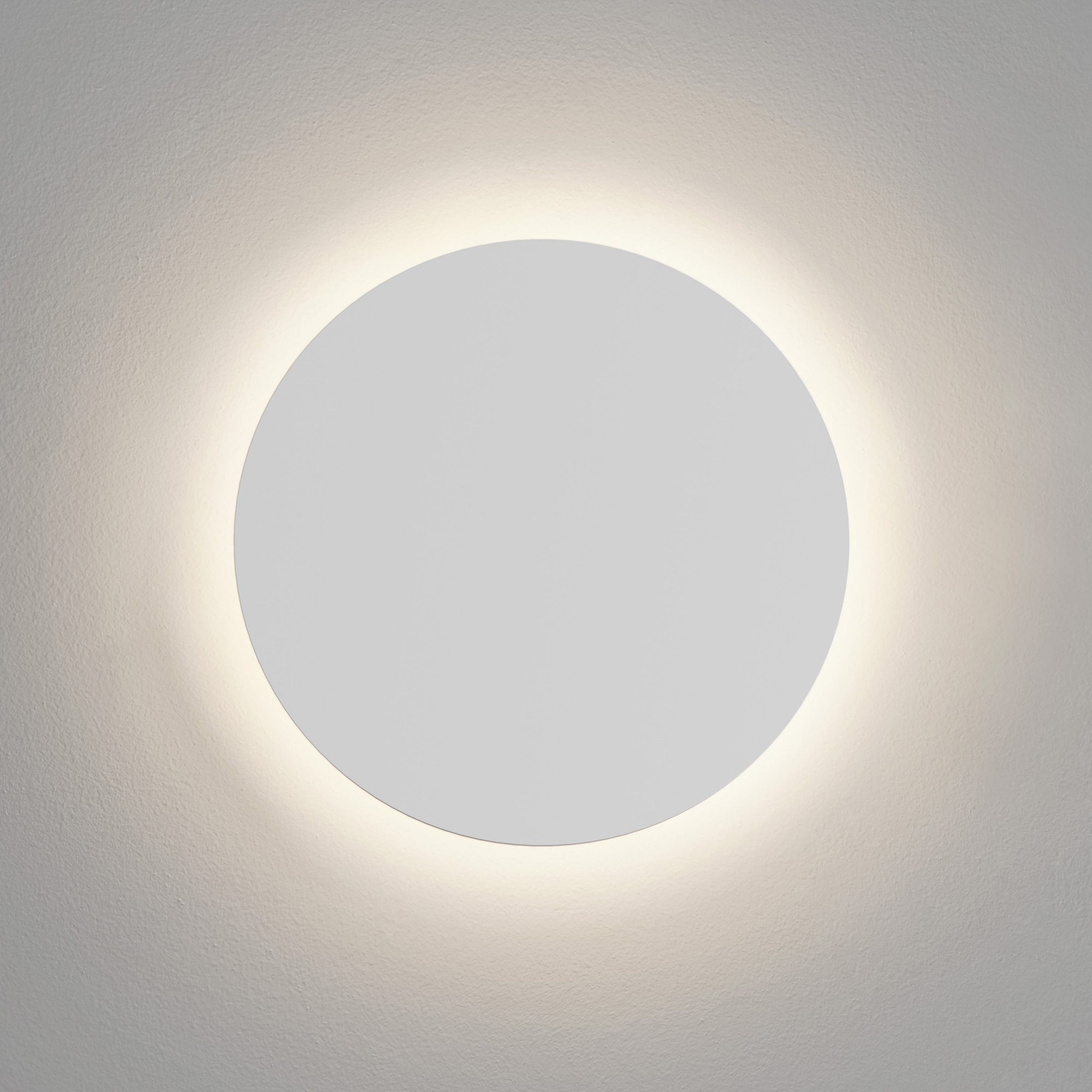 1333025 Eclipse Round 350 LED 2700K Wall Light Plaster