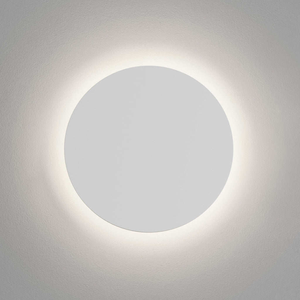 1333026 Eclipse Round 350 LED 3000K Wall Light Plaster