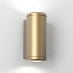 1375010 Jura Twin Outdoor Wall Light Solid Brass