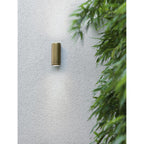 1375010 Jura Twin Outdoor Wall Light Solid Brass