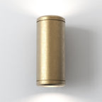 1375010 Jura Twin Outdoor Wall Light Solid Brass