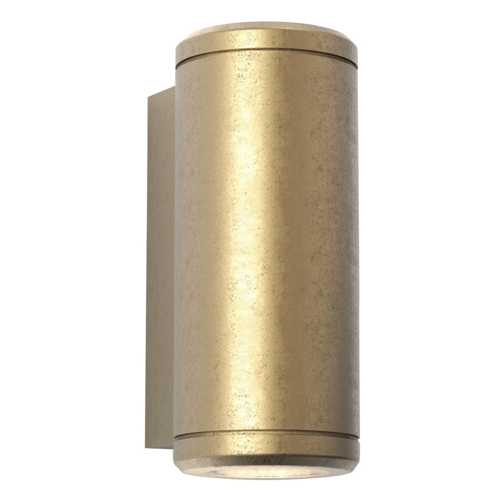 1375010 Jura Twin Outdoor Wall Light Solid Brass