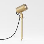 1375012 Jura Spike Spot Outdoor Spotlight Solid Brass