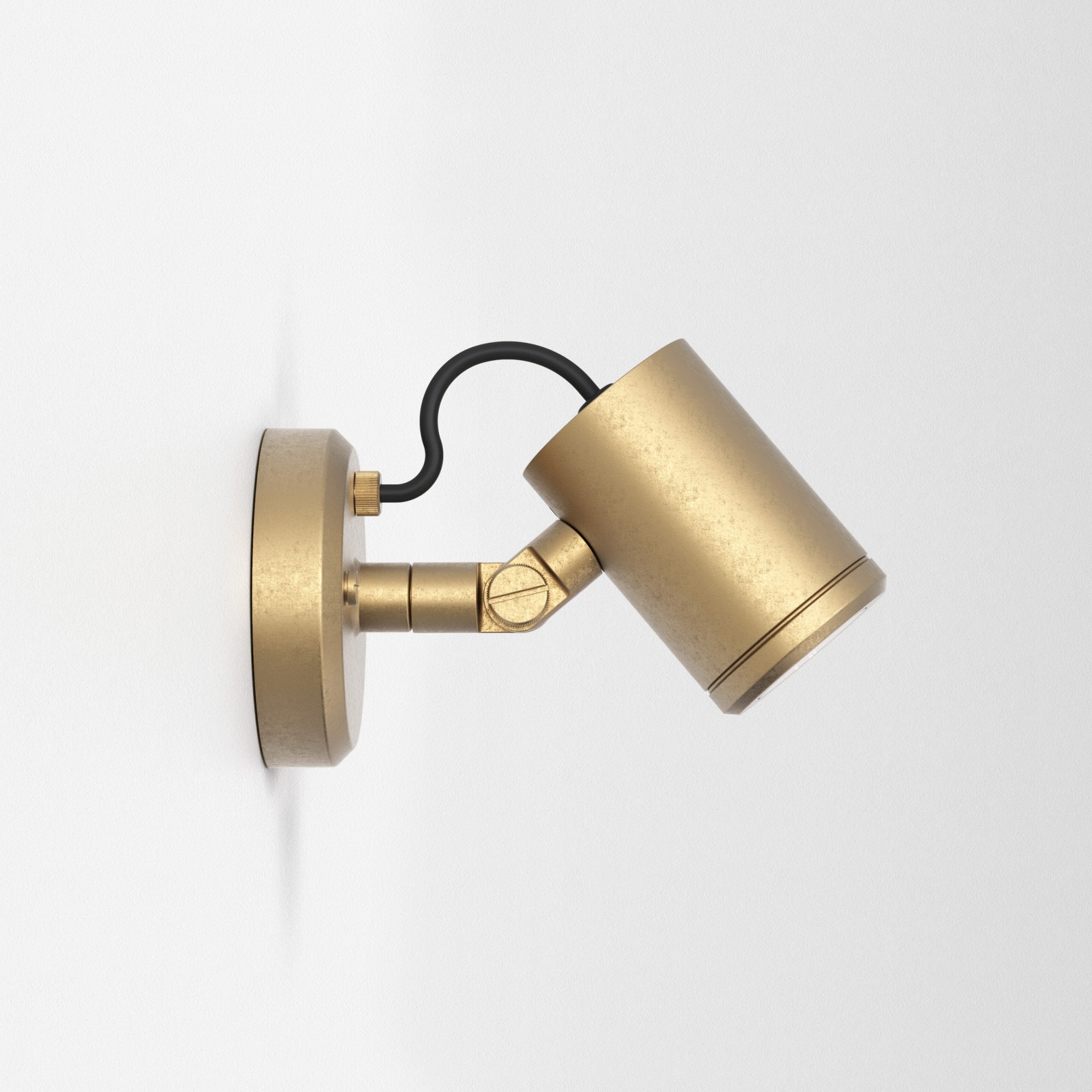 1375013 Jura Single Spot Outdoor Spotlight Solid Brass