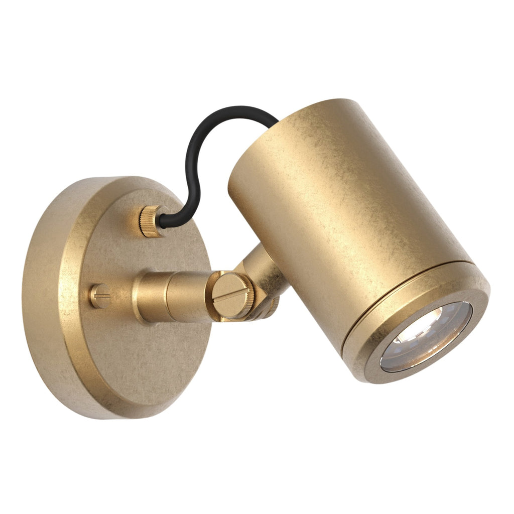1375013 Jura Single Spot Outdoor Spotlight Solid Brass