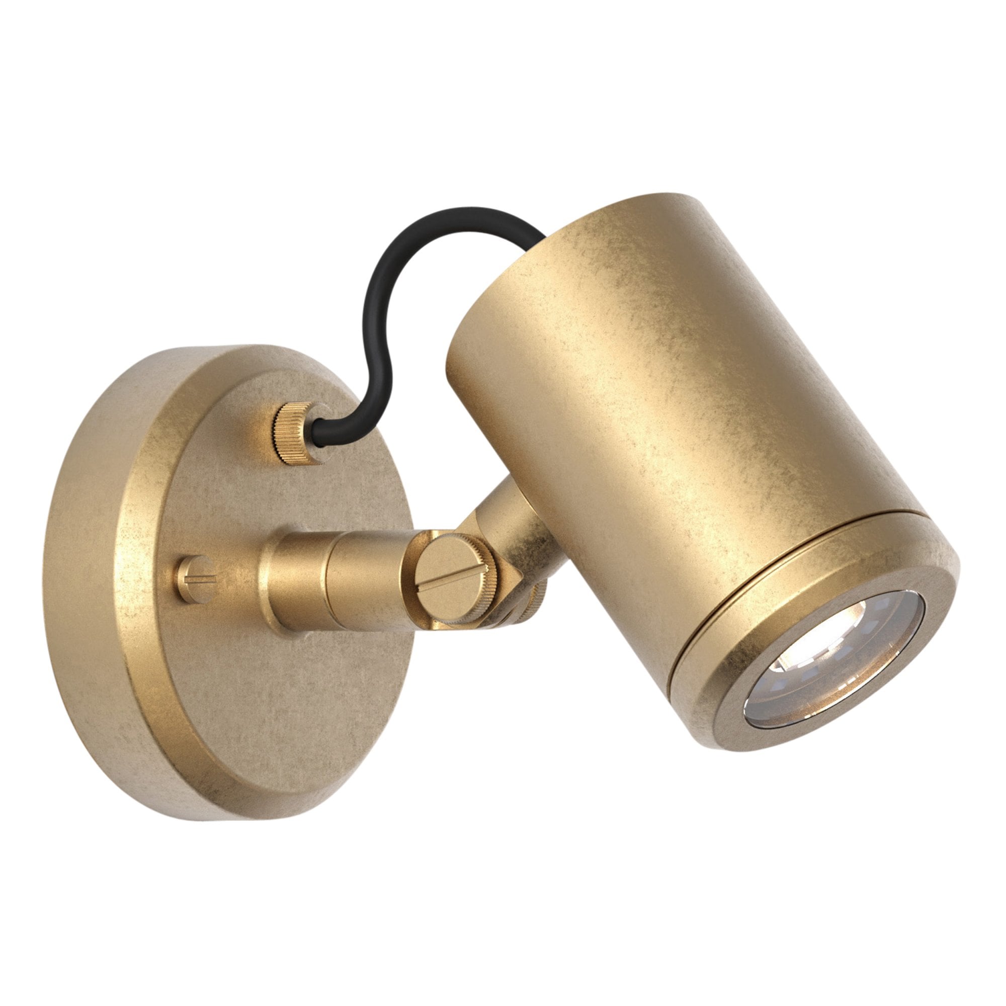 1375013 Jura Single Spot Outdoor Spotlight Solid Brass