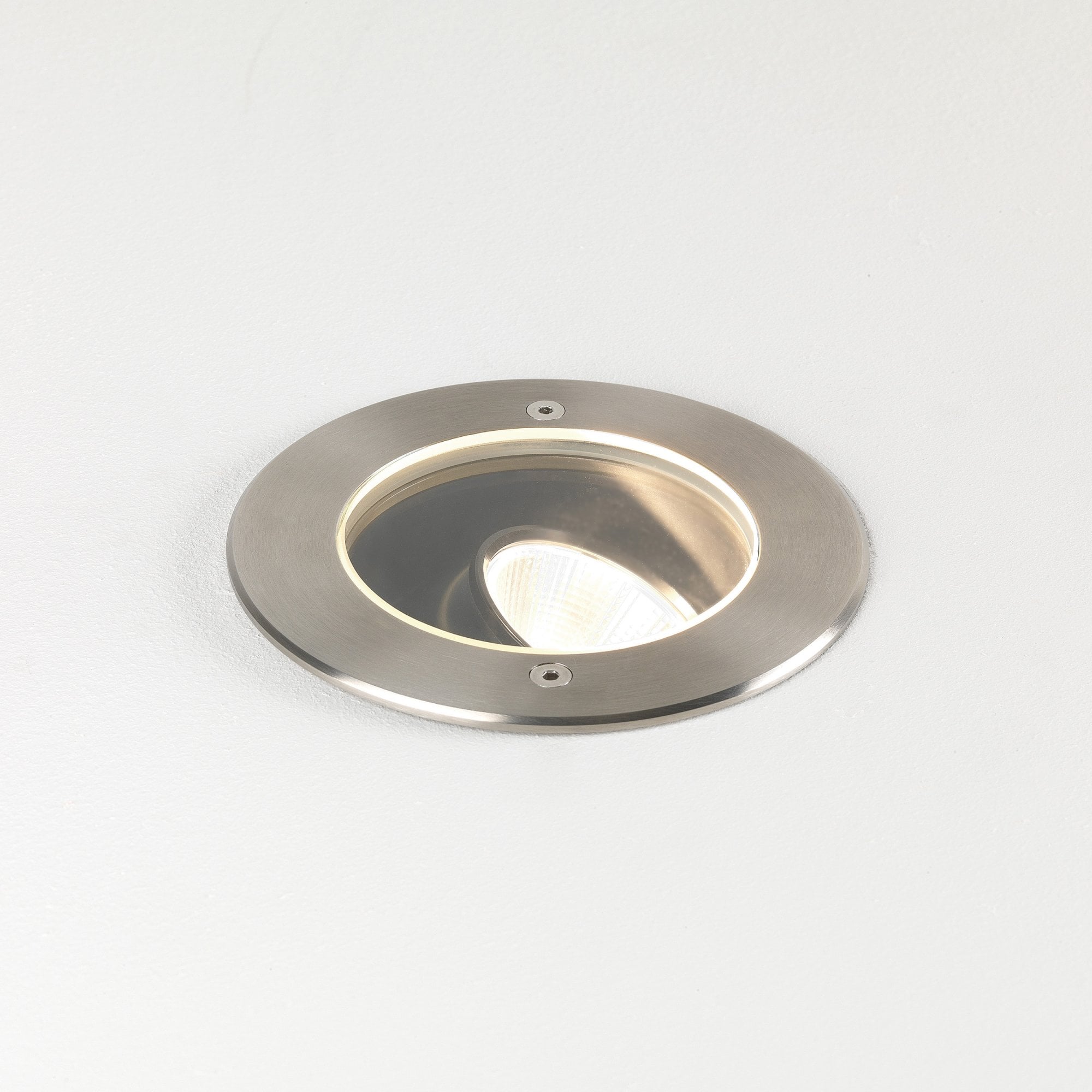 1378004 Cromarty 120 LED Outdoor Coastal Ground Light Brushed Stainless Steel