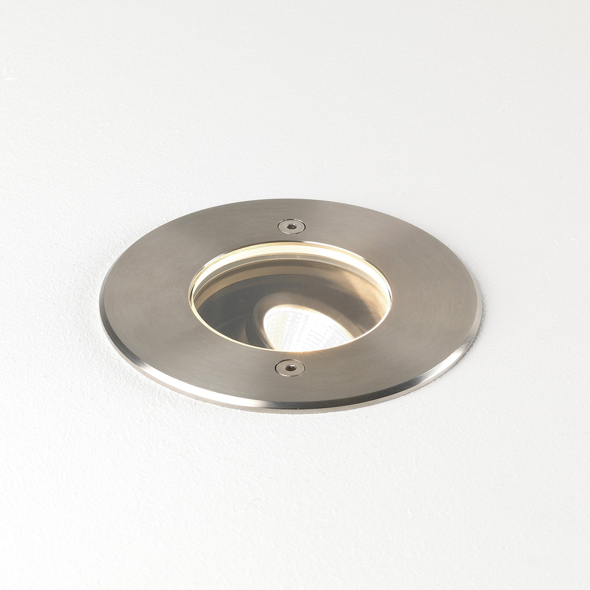 1378005 Cromarty 100 Outdoor Ground Light Brushed Stainless Steel