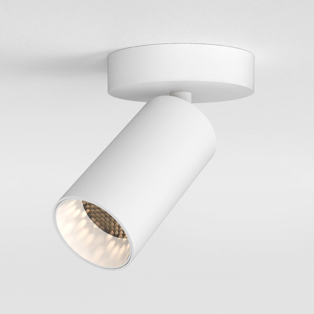 1396024 Can 50 Single LED Spotlight Matt White