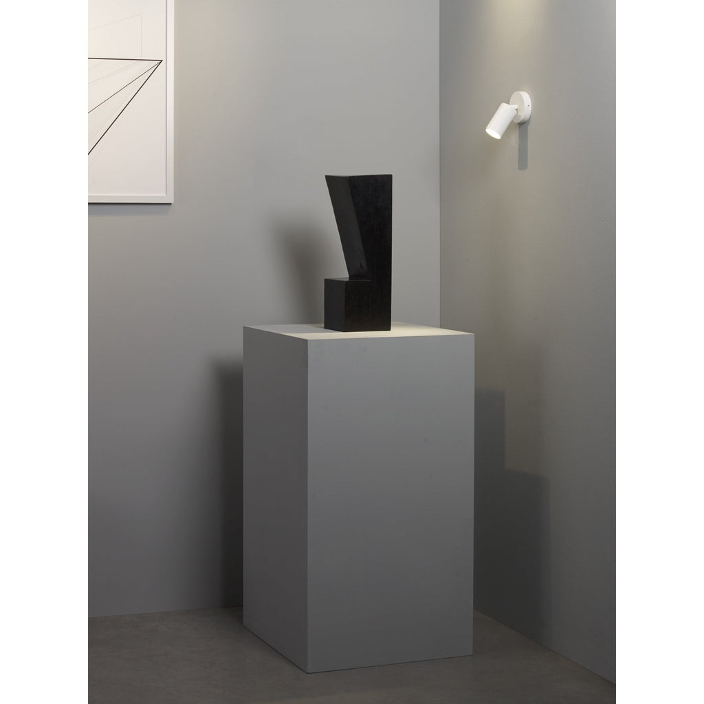 1396024 Can 50 Single LED Spotlight Matt White