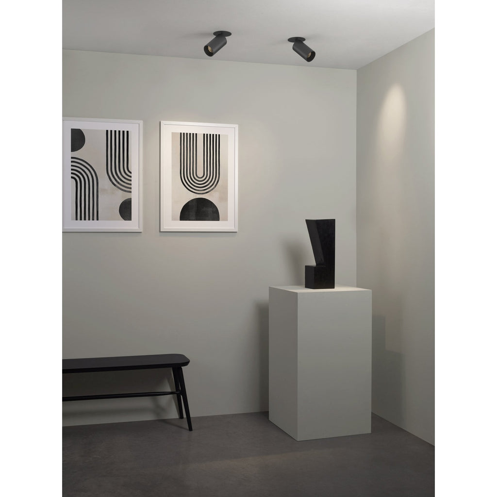 1396029 Can 50 Recessed LED Spotlight Matt Black