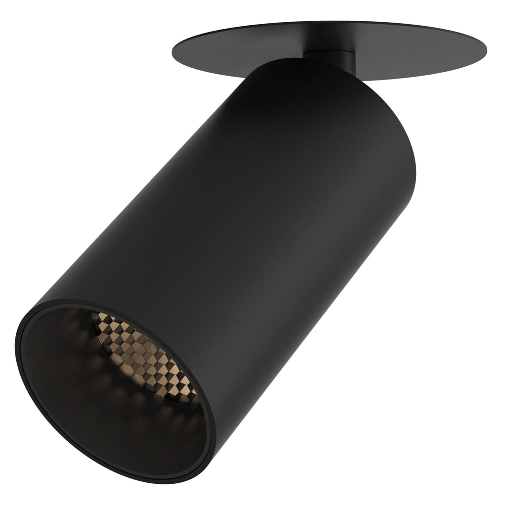 1396029 Can 50 Recessed LED Spotlight Matt Black