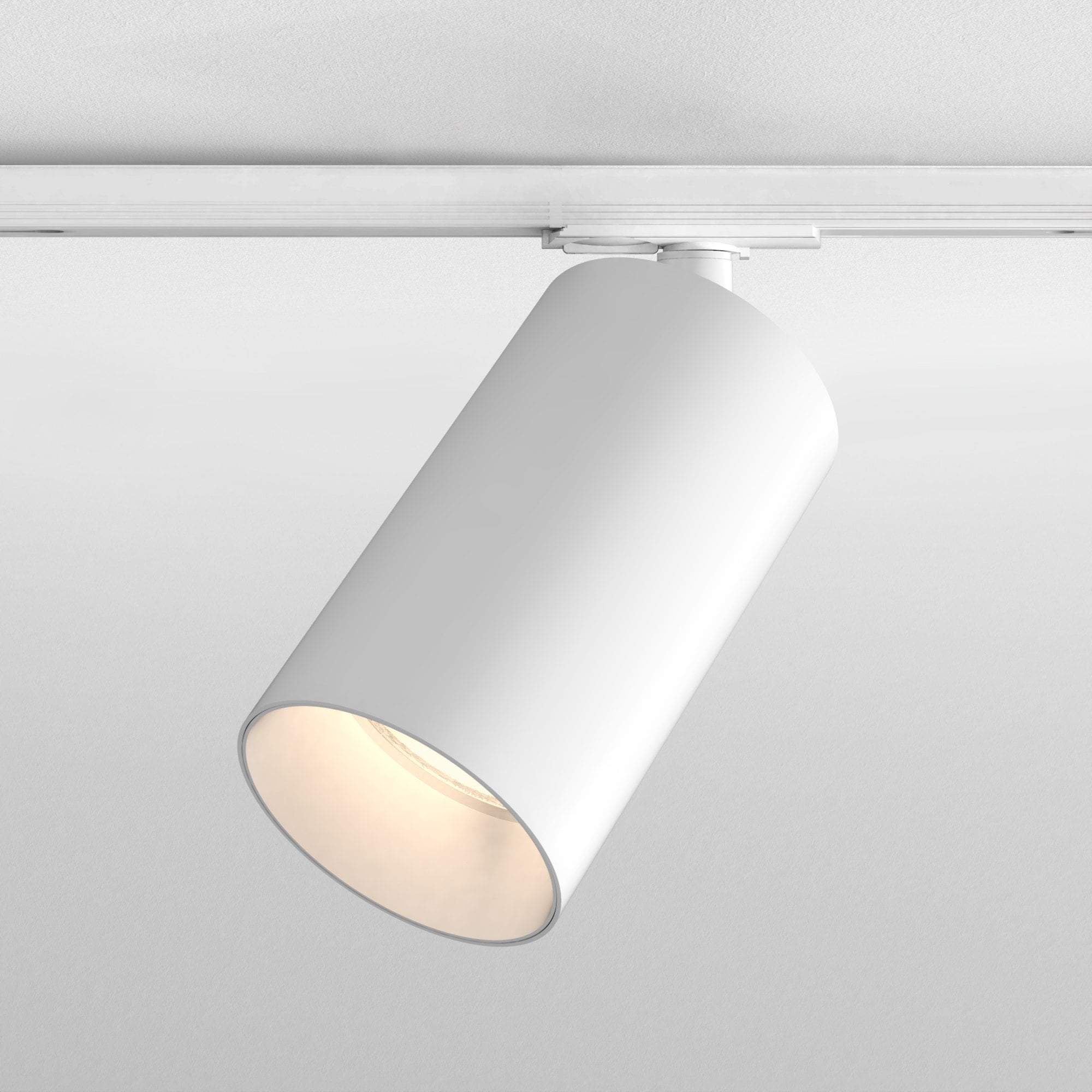 1396034 Can 100 Track LED Track Light Matt White