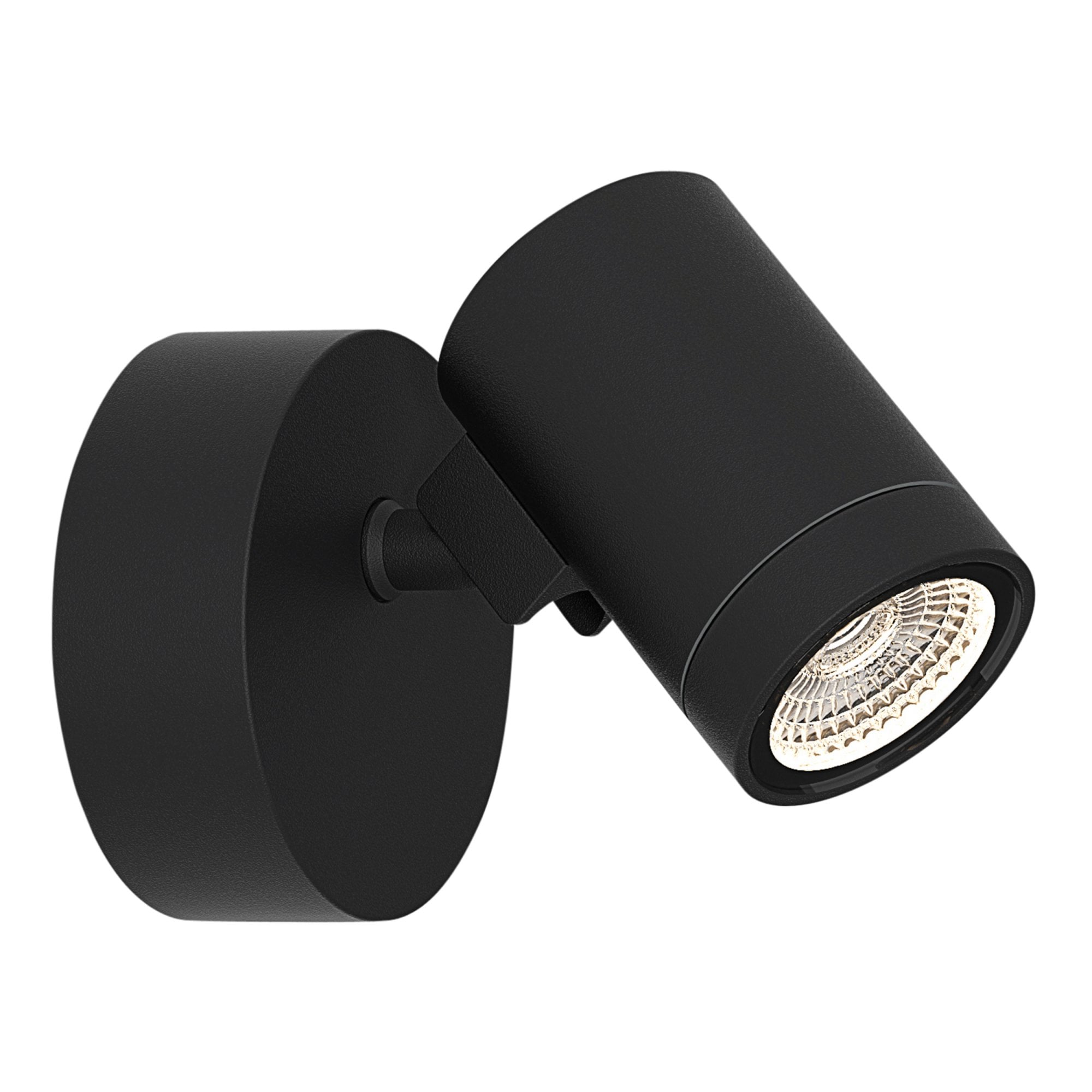 1401015 Bayville Single Spot LED Outdoor Spotlight Textured Black