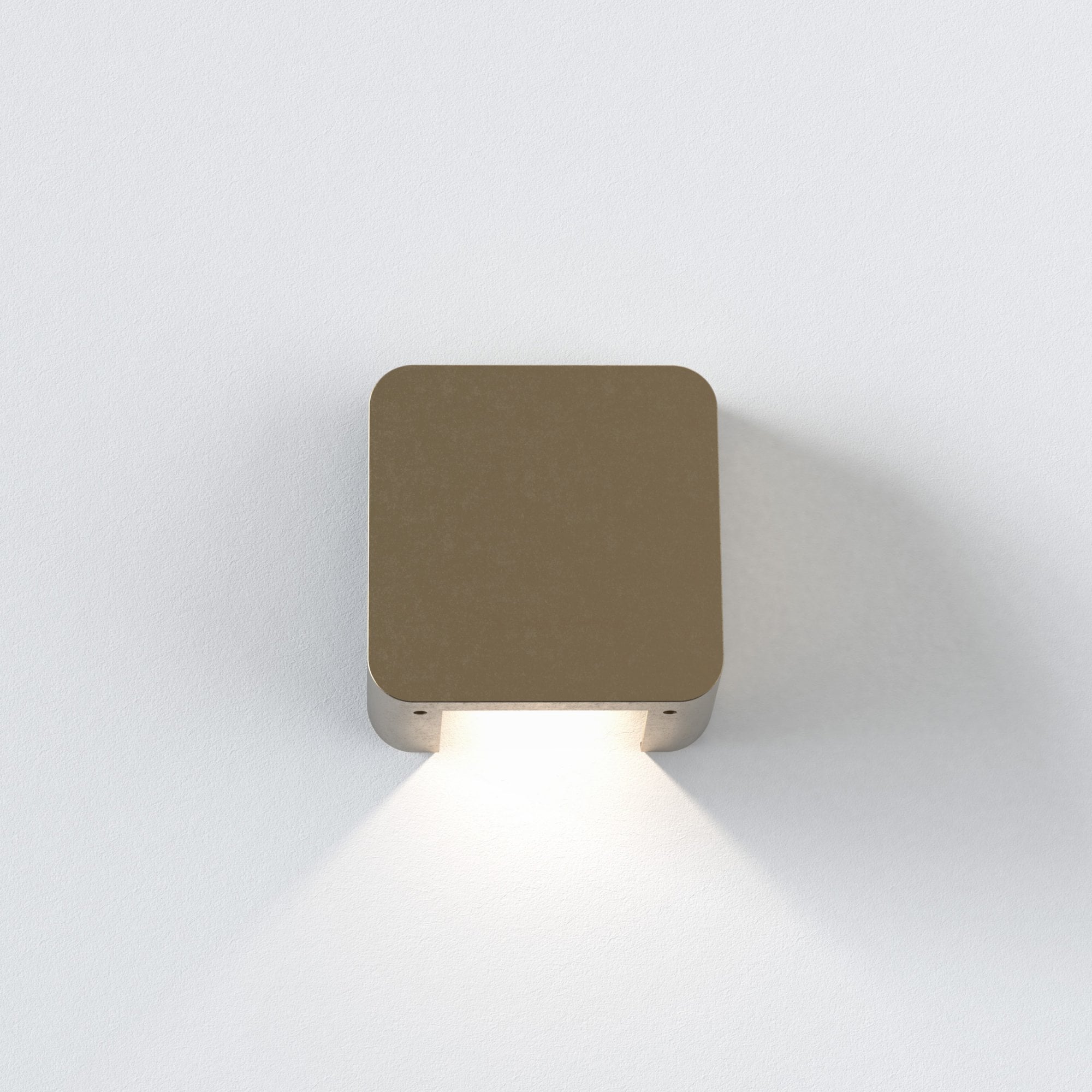 1419005 Incline Single LED Outdoor Wall Light Solid Brass