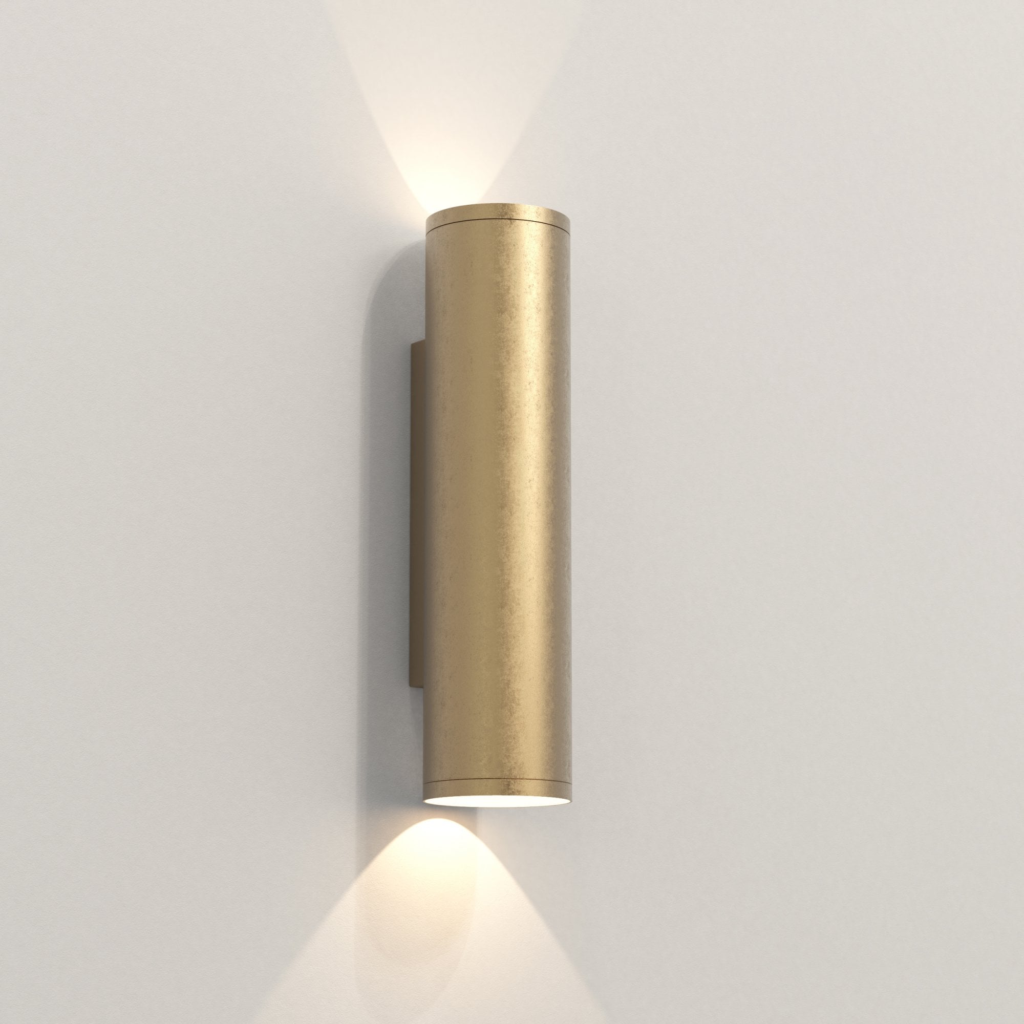 1428017 Ava 300 Outdoor Wall Light Solid Brass