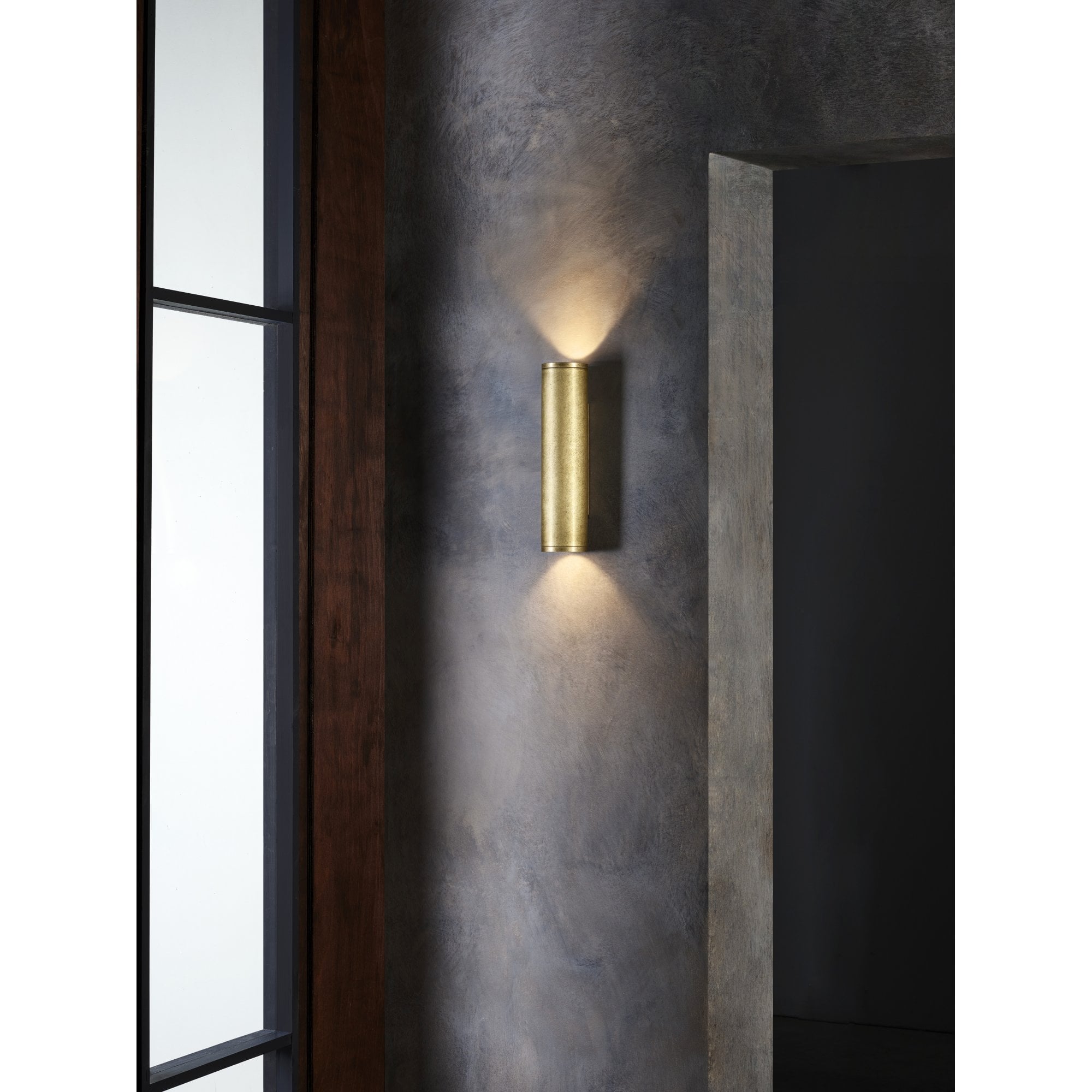 1428017 Ava 300 Outdoor Wall Light Solid Brass