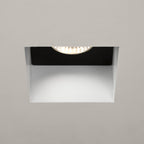 1248005 Trimless Square Bathroom Downlight/Recessed Spot Light Matt White
