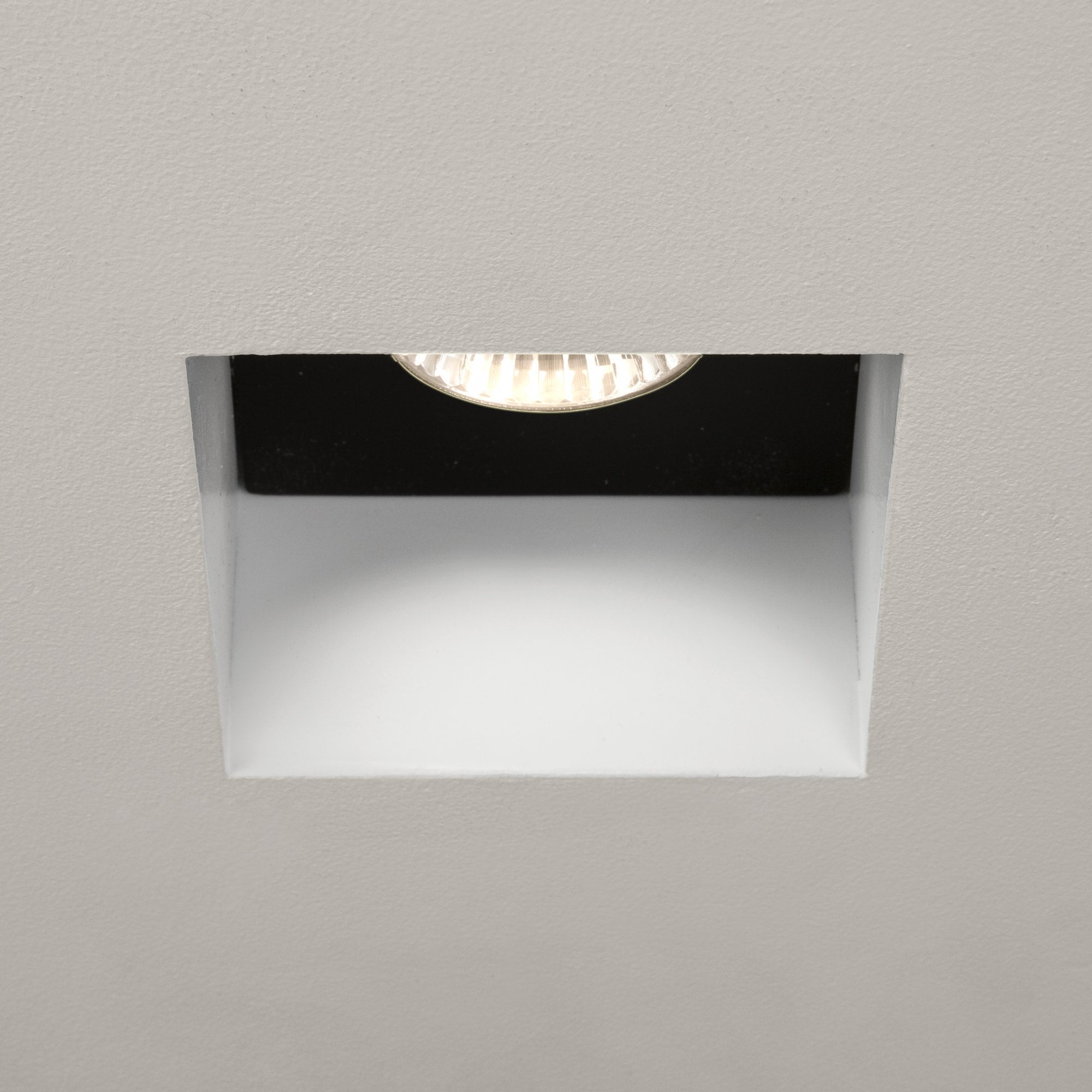 1248005 Trimless Square Bathroom Downlight/Recessed Spot Light Matt White