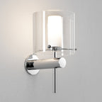 1049001 Arezzo Wall Bathroom Wall Light Polished Chrome (S)