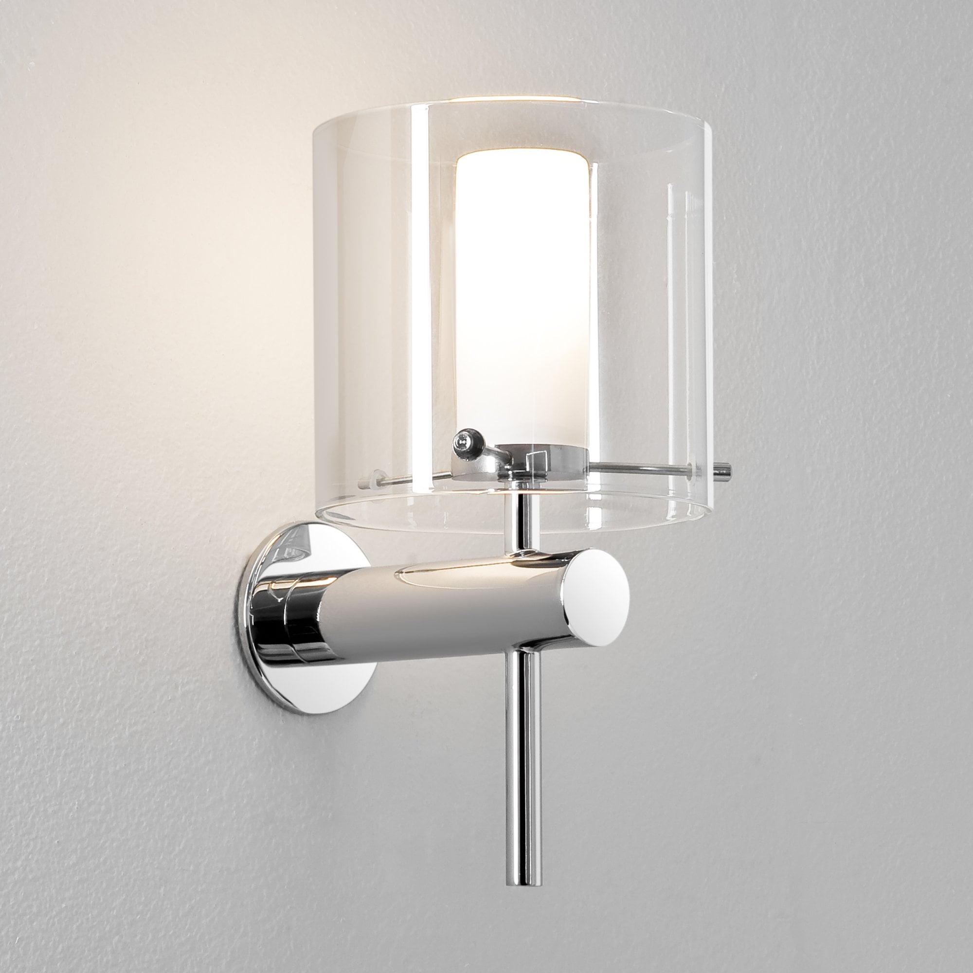 1049001 Arezzo Wall Bathroom Wall Light Polished Chrome (S)
