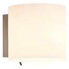 1074001 Luga Wall Light White Glass (S)