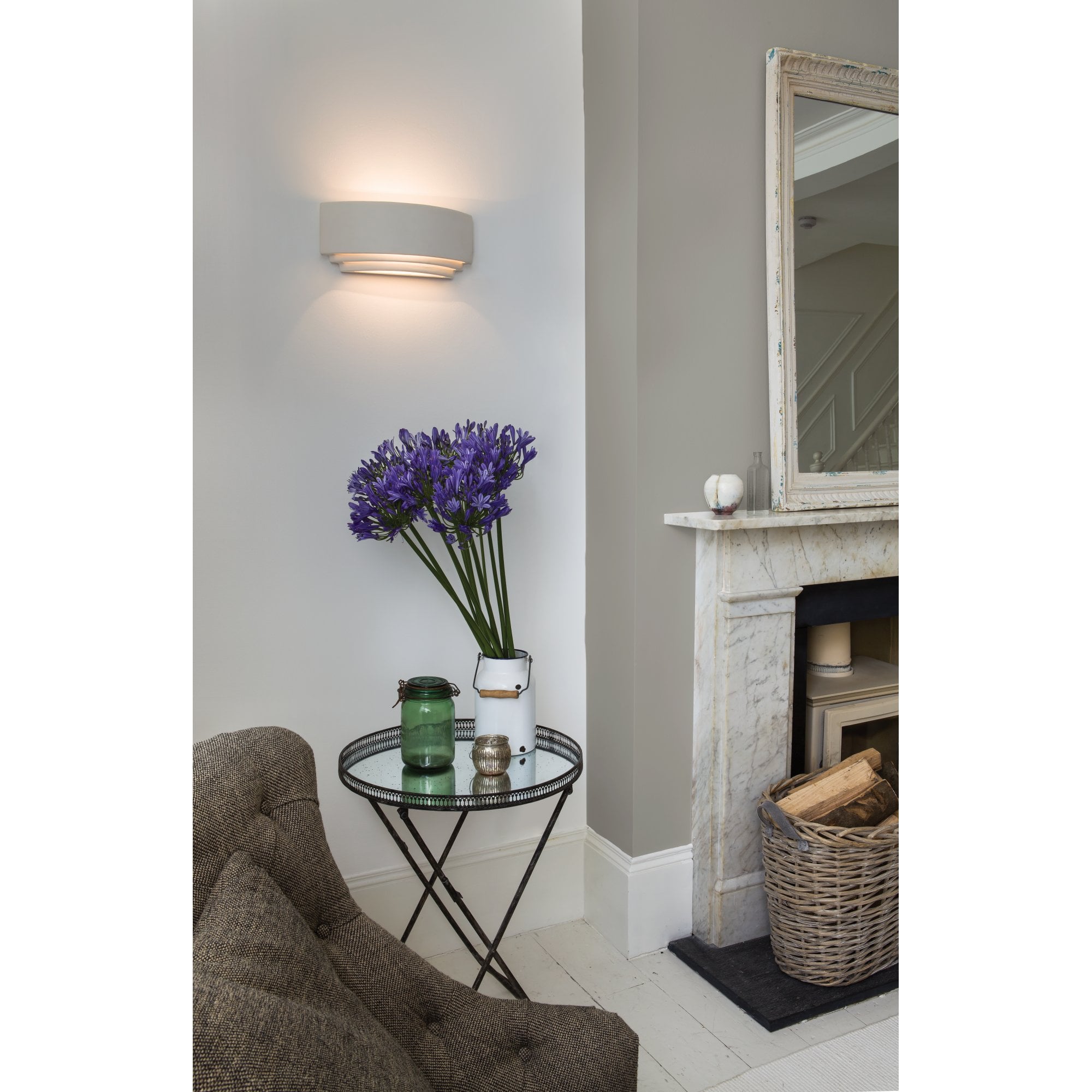 1079001 Amalfi 315 Wall Light Ceramic