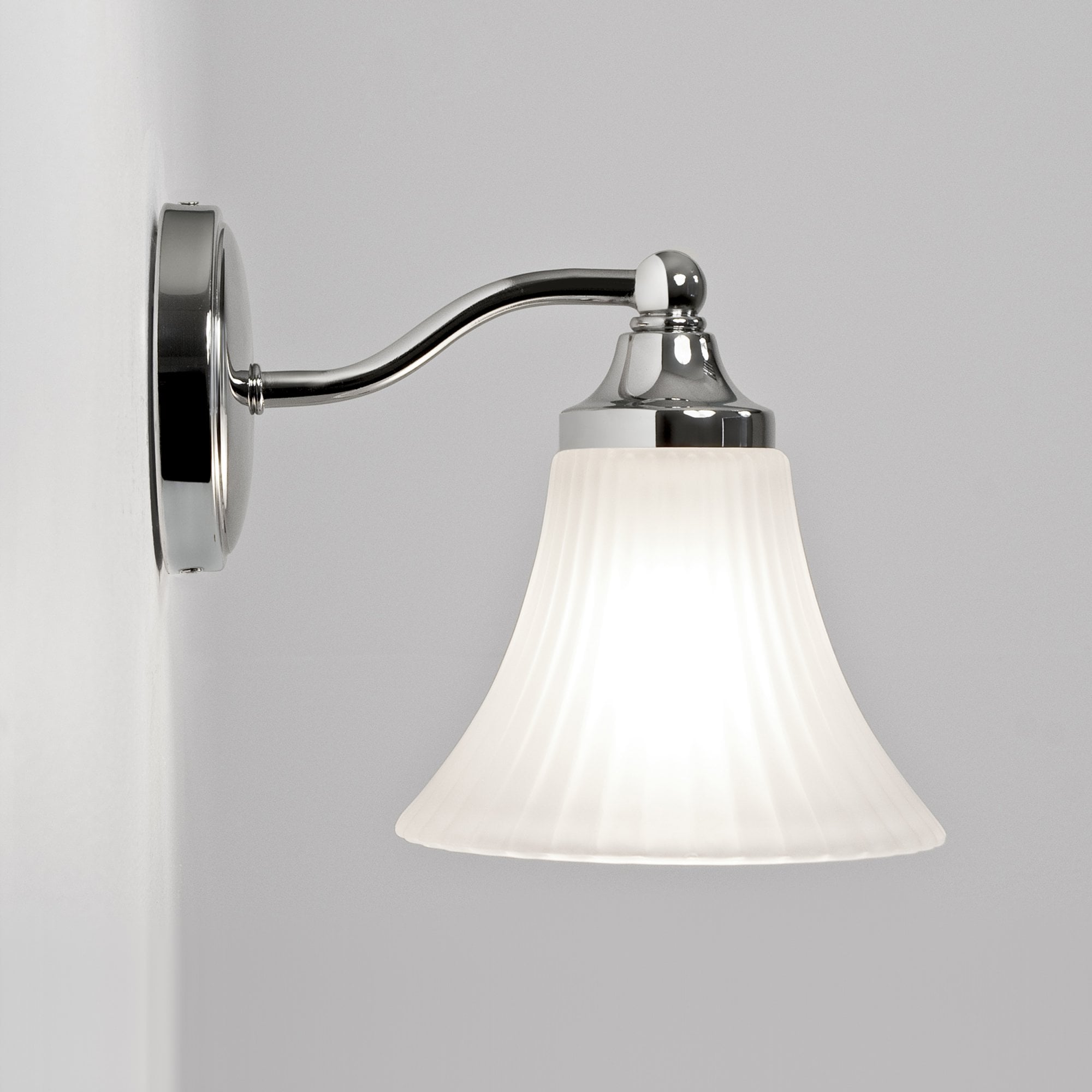 1105001 Nena Bathroom Wall Light Polished Chrome