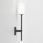 1429006 Tacoma Single Grande Bathroom Wall Light Matt Black