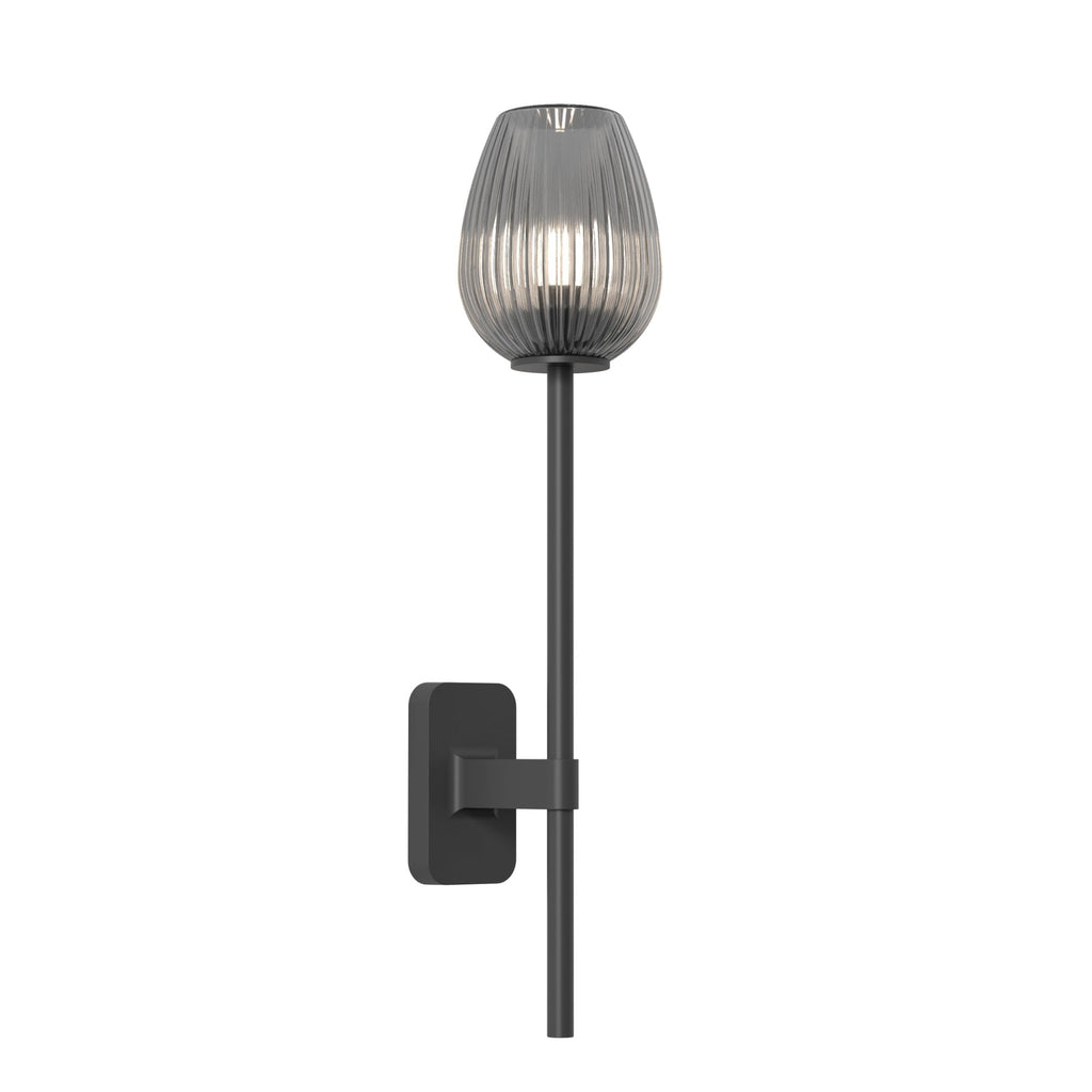 1429006 Tacoma Single Grande Bathroom Wall Light Matt Black