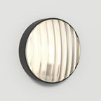 1032006 Montreal Round 300 Outdoor Wall Light Textured Black