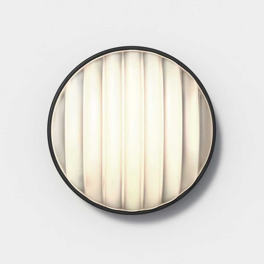 1032006 Montreal Round 300 Outdoor Wall Light Textured Black