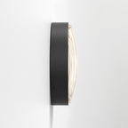 1032006 Montreal Round 300 Outdoor Wall Light Textured Black