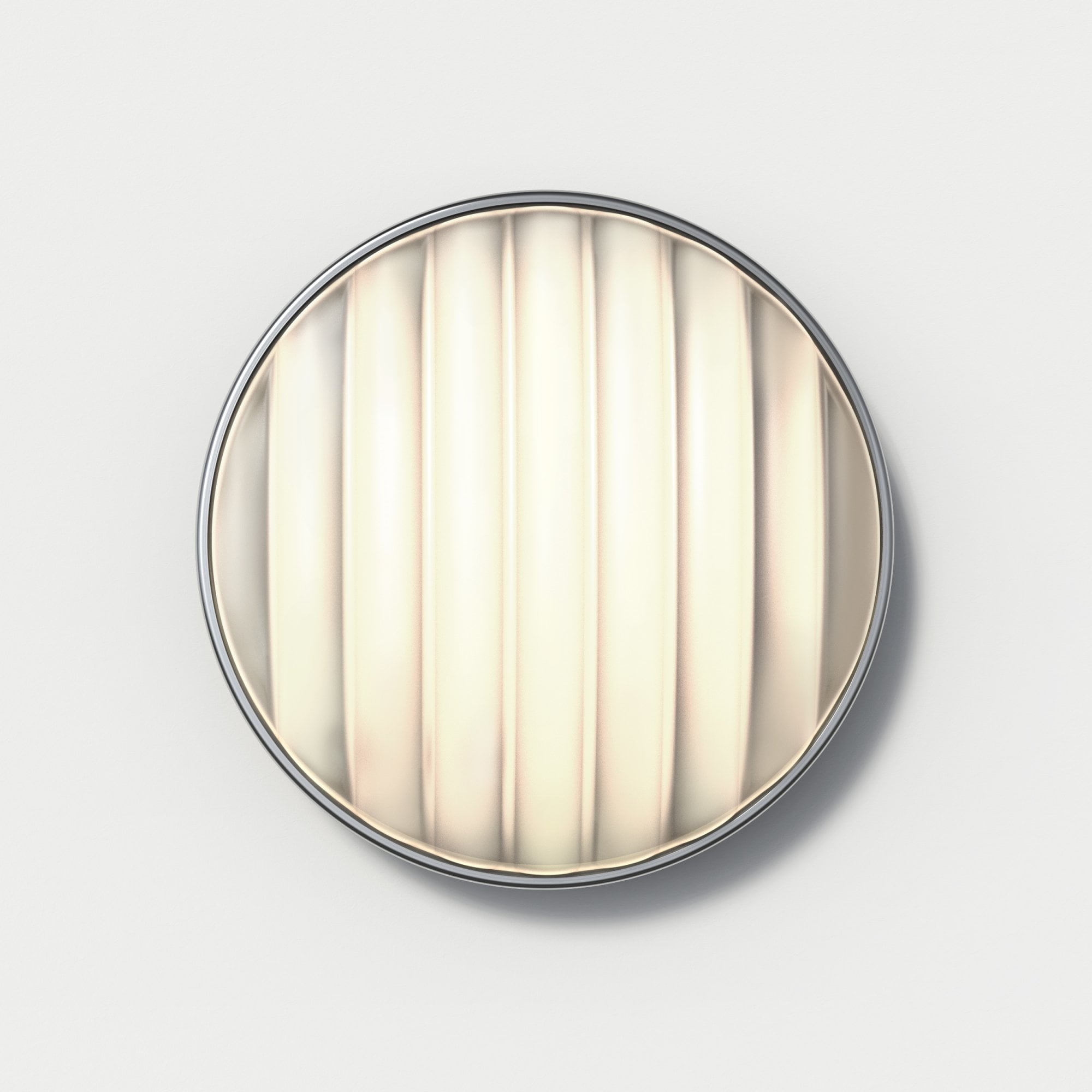 1032012 Montreal Round 300 Outdoor Wall Light Brushed Stainless Steel