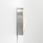1032012 Montreal Round 300 Outdoor Wall Light Brushed Stainless Steel