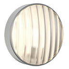 1032012 Montreal Round 300 Outdoor Wall Light Brushed Stainless Steel