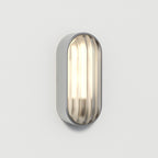 1032013 Montreal Oval Outdoor Wall Light Brushed Stainless Steel