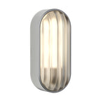 1032013 Montreal Oval Outdoor Wall Light Brushed Stainless Steel