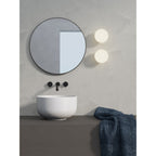1176047 Zeppo Wall Bathroom Wall Light Matt Black