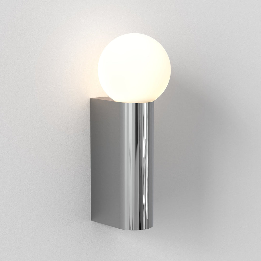 1459001 Ortona Single Bathroom Wall Light Polished Chrome