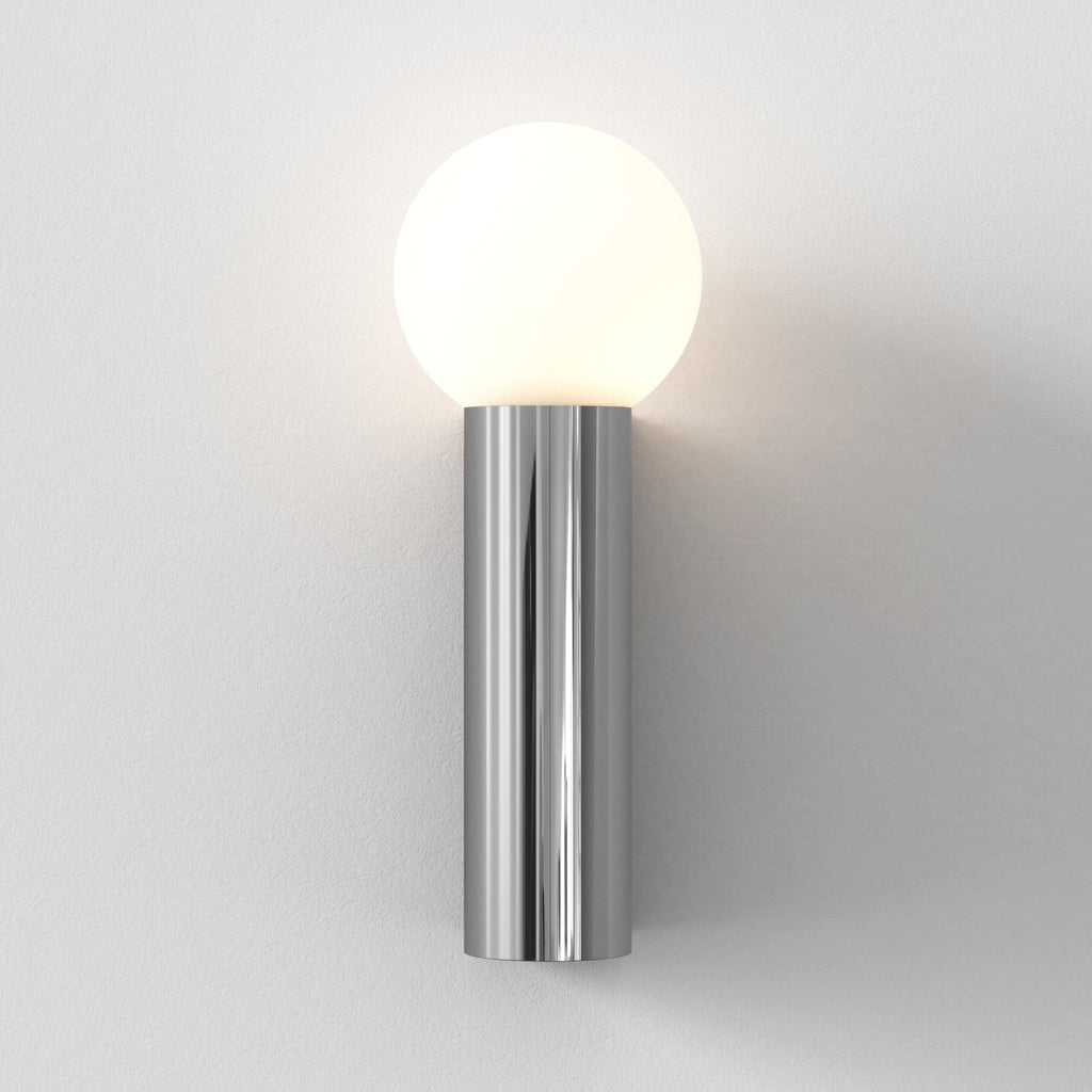 1459001 Ortona Single Bathroom Wall Light Polished Chrome