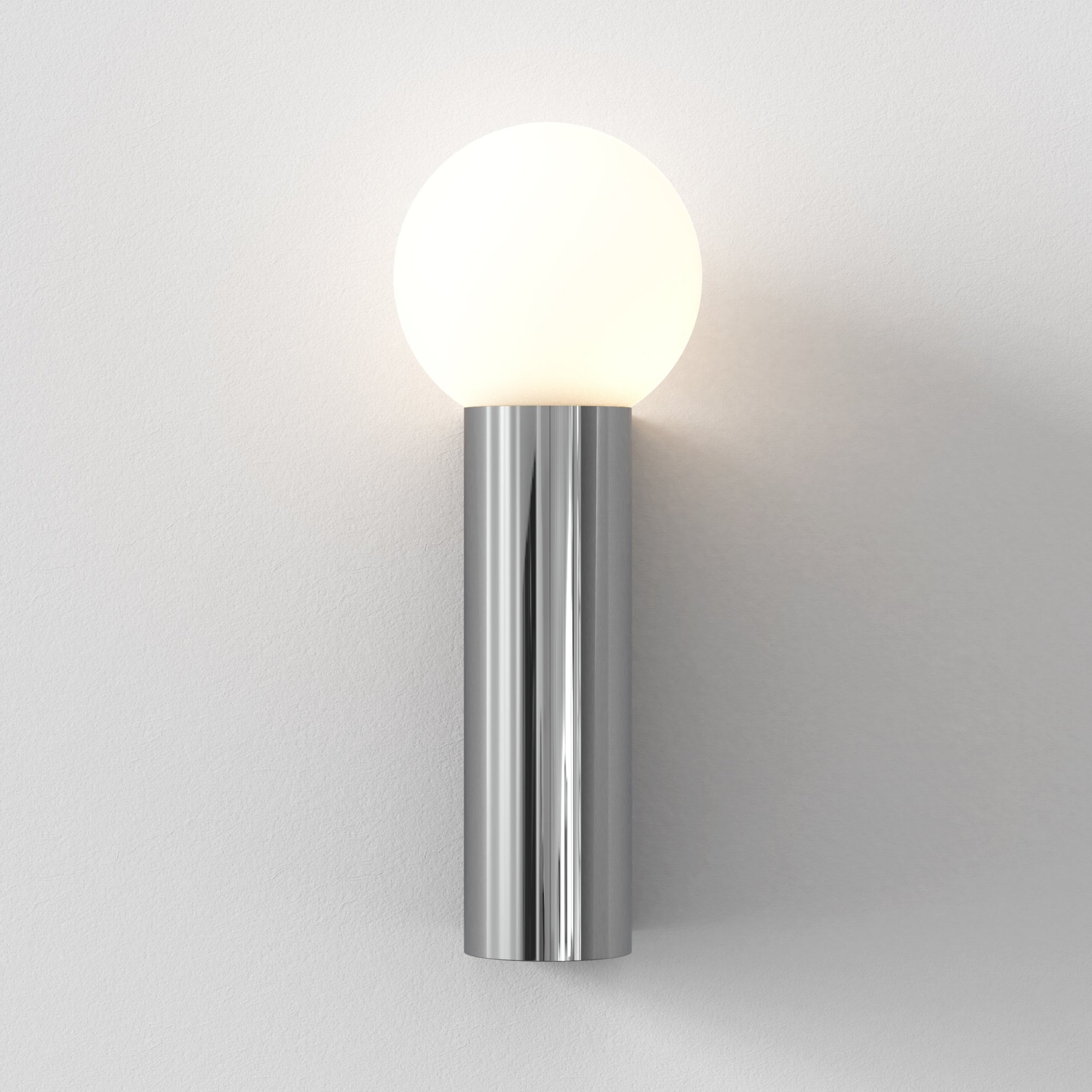 1459001 Ortona Single Bathroom Wall Light Polished Chrome